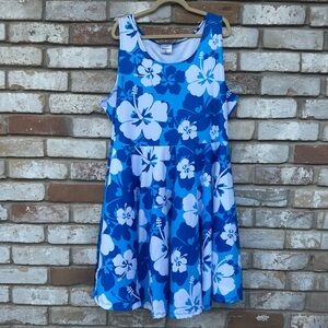 Cowcow Floral Hibiscus Dress